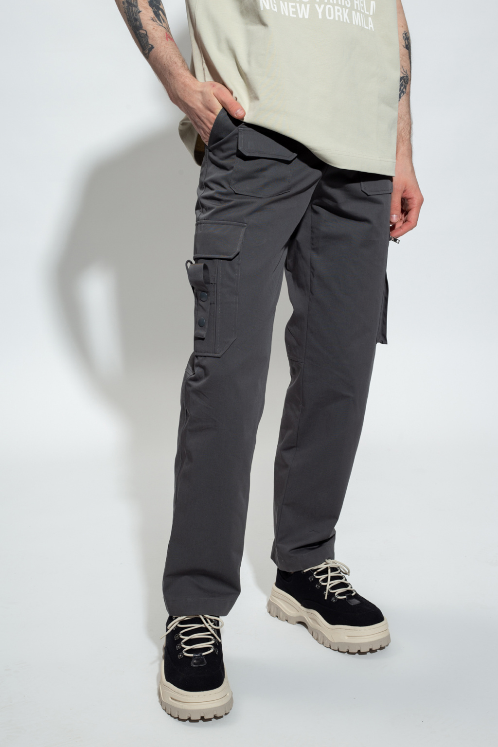 Grey Cargo trousers Helmut Lang - Vitkac Canada